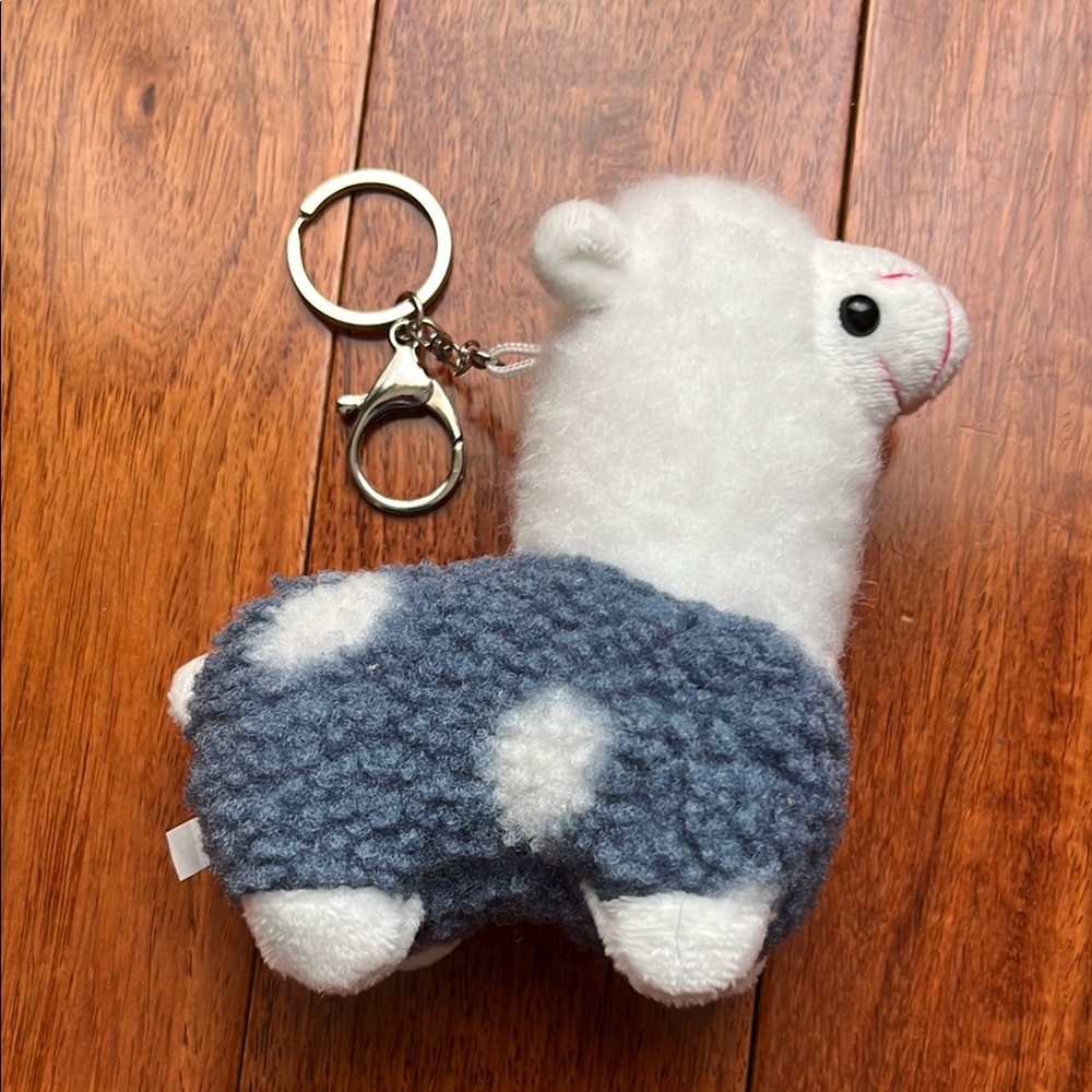 Plush Llama Keychain